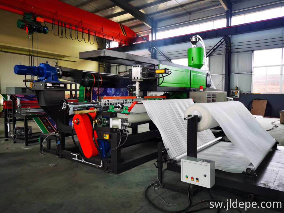 PE Foam laminating machine for Uganda